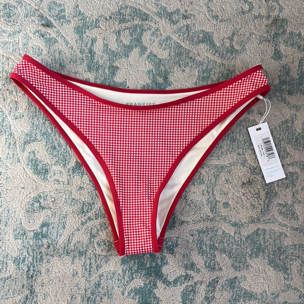 Frankie's Bikinis Dove bikini Bottom size large new with tags